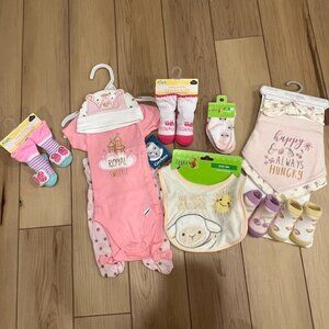 NWT Newborn Girl Clothing Bundle